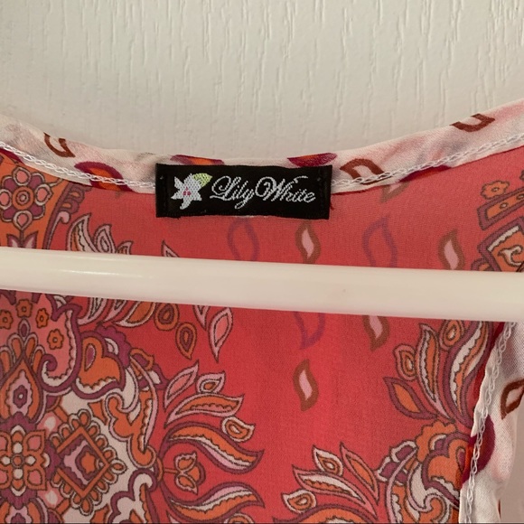 Sheer racer back tank top - Picture 4 of 5